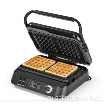 4 ломтик из нержавеющей стали Waffle Maker коммерческий 1200W
